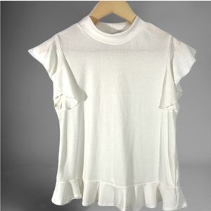 21 Saints off white top size M.